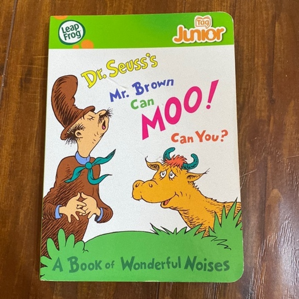 LeapFrog Tag Junior Dr Seuss Mr Brown Can Moo Can You? Book